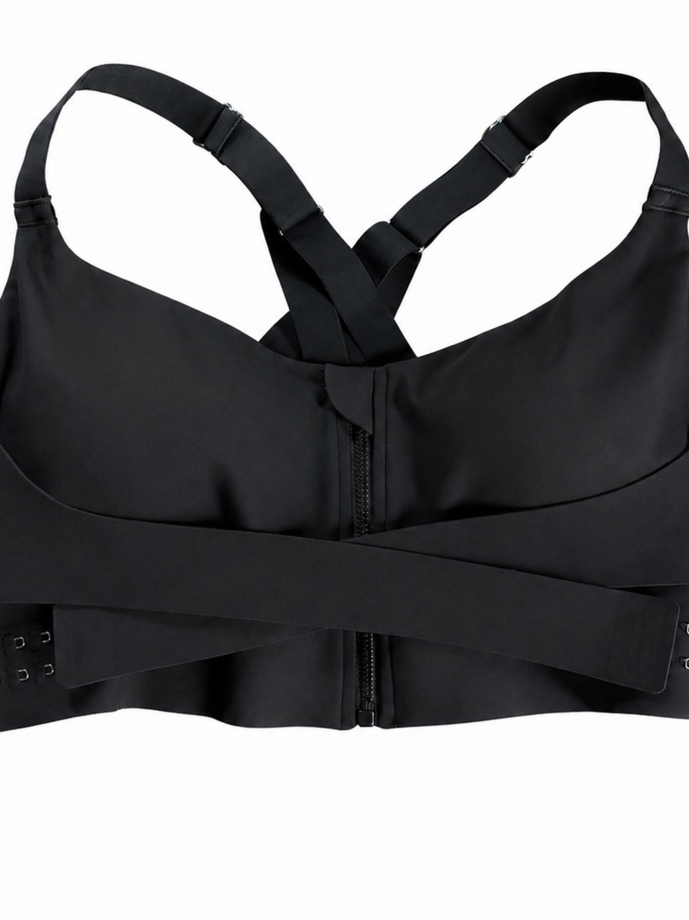 Halara Speed Wave Black Front Zip Sports Bra M Adjustable
Straps NWT